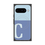 Premium Square Case with Pixelsnap［ Original - initial two tone - C blue ］