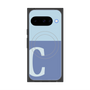 Premium Square Case with Pixelsnap［ Original - initial two tone - C blue ］