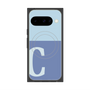 Premium Square Case with Pixelsnap［ Original - initial two tone - C blue ］