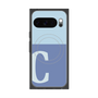 Premium Square Case with Pixelsnap［ Original - initial two tone - C blue ］