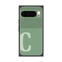 Premium Square Case with Pixelsnap［ Original - initial two tone - C green ］