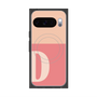 Premium Square Case with Pixelsnap［ Original - initial two tone - D pink ］