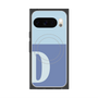Premium Square Case with Pixelsnap［ Original - initial two tone - D blue ］