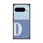 Premium Square Case with Pixelsnap［ Original - initial two tone - D blue ］