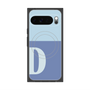 Premium Square Case with Pixelsnap［ Original - initial two tone - D blue ］