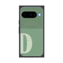 Premium Square Case with Pixelsnap［ Original - initial two tone - D green ］