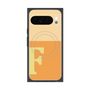 Premium Square Case with Pixelsnap［ Original - initial two tone - F orange ］