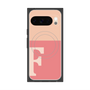 Premium Square Case with Pixelsnap［ Original - initial two tone - F pink ］