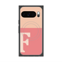 Premium Square Case with Pixelsnap［ Original - initial two tone - F pink ］