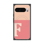 Premium Square Case with Pixelsnap［ Original - initial two tone - F pink ］