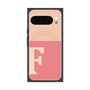 Premium Square Case with Pixelsnap［ Original - initial two tone - F pink ］