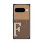 Premium Square Case with Pixelsnap［ Original - initial two tone - F brown ］