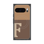 Premium Square Case with Pixelsnap［ Original - initial two tone - F brown ］