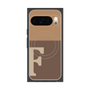 Premium Square Case with Pixelsnap［ Original - initial two tone - F brown ］