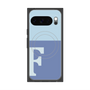 Premium Square Case with Pixelsnap［ Original - initial two tone - F blue ］