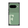 Premium Square Case with Pixelsnap［ Original - initial two tone - F green ］