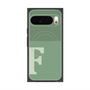 Premium Square Case with Pixelsnap［ Original - initial two tone - F green ］