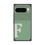 Premium Square Case with Pixelsnap［ Original - initial two tone - F green ］