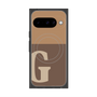Premium Square Case with Pixelsnap［ Original - initial two tone - G brown ］