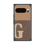 Premium Square Case with Pixelsnap［ Original - initial two tone - G brown ］