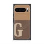 Premium Square Case with Pixelsnap［ Original - initial two tone - G brown ］