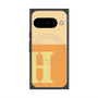 Premium Square Case with Pixelsnap［ Original - initial two tone - H orange ］