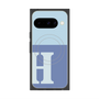 Premium Square Case with Pixelsnap［ Original - initial two tone - H blue ］
