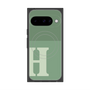 Premium Square Case with Pixelsnap［ Original - initial two tone - H green ］