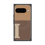 Premium Square Case with Pixelsnap［ Original - initial two tone - I brown ］