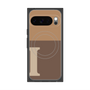 Premium Square Case with Pixelsnap［ Original - initial two tone - I brown ］