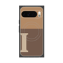 Premium Square Case with Pixelsnap［ Original - initial two tone - I brown ］