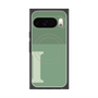 Premium Square Case with Pixelsnap［ Original - initial two tone - I green ］