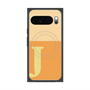 Premium Square Case with Pixelsnap［ Original - initial two tone - J orange ］