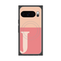 Premium Square Case with Pixelsnap［ Original - initial two tone - J pink ］