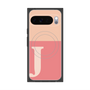 Premium Square Case with Pixelsnap［ Original - initial two tone - J pink ］