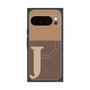 Premium Square Case with Pixelsnap［ Original - initial two tone - J brown ］