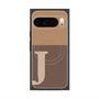 Premium Square Case with Pixelsnap［ Original - initial two tone - J brown ］