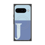 Premium Square Case with Pixelsnap［ Original - initial two tone - J blue ］