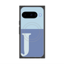 Premium Square Case with Pixelsnap［ Original - initial two tone - J blue ］