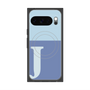 Premium Square Case with Pixelsnap［ Original - initial two tone - J blue ］