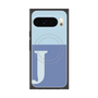 Premium Square Case with Pixelsnap［ Original - initial two tone - J blue ］