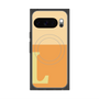 Premium Square Case with Pixelsnap［ Original - initial two tone - L orange ］