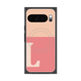 Premium Square Case with Pixelsnap［ Original - initial two tone - L pink ］