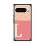 Premium Square Case with Pixelsnap［ Original - initial two tone - L pink ］