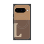 Premium Square Case with Pixelsnap［ Original - initial two tone - L brown ］