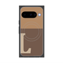 Premium Square Case with Pixelsnap［ Original - initial two tone - L brown ］