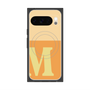 Premium Square Case with Pixelsnap［ Original - initial two tone - M orange ］