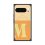 Premium Square Case with Pixelsnap［ Original - initial two tone - M orange ］