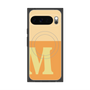 Premium Square Case with Pixelsnap［ Original - initial two tone - M orange ］