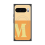 Premium Square Case with Pixelsnap［ Original - initial two tone - M orange ］